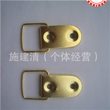 (厂家直销特惠）包装袋提手五金配件，半圆方拖座，做工好