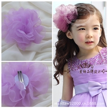 韩版儿童头饰皇冠儿童发饰品女童韩国蓬蓬纱发夹子MT03
