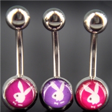 现货小额批发-1.6mm-10mm5/8mm不锈钢滴油脐环可混色