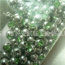 东莞长安钢球舌環耳钉鋼珠镶钻钢球供应