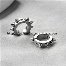 厂家直销不锈钢耳夹无耳洞耳环耳钉男士个性耳骨夹朋克耳饰