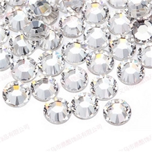 ss3~ss50透明白水钻国贸平底a钻diy贴钻平底钻水钻批发平底