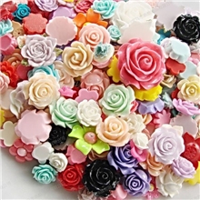 混装版树脂花diy义乌树脂花100多款混装义乌树脂花