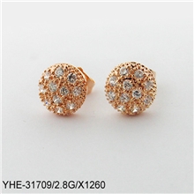 厂家直销纯银首饰加工耳钉批发952纯银珠宝定做生产