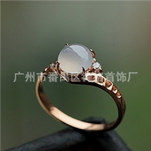 银镶嵌翡翠饰品|广州银镶嵌翡翠|加工/天然翡翠戒指镶嵌加工
