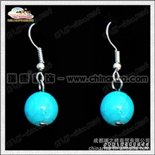 瑞康西藏民族风饰品藏饰混批发藏银彩珠耳环/耳饰【ESC10012】