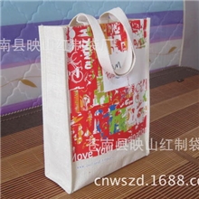 黄麻购物袋棉麻环保袋覆膜麻布袋粗麻布手提袋黄亚麻布袋子