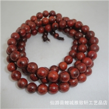 雅致轩专业生产手工制作小叶紫檀同纹顺料108颗0.8M念珠