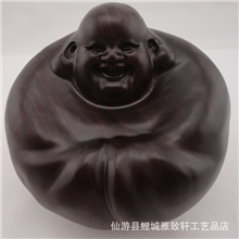 黑檀木雕j皆大欢喜不倒佛10CN工艺品礼品摆件可批发