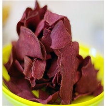 福建连城供应香脆紫心地瓜片口感酥脆味道香美烤地瓜片批发供应