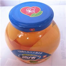 出口俄罗斯黄桃半罐头550g