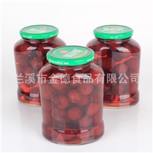 代加工各类水果罐头厂家供应水果罐头味品堂罐头杨梅罐头