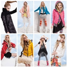 时尚品牌折扣羽绒服埃文正品尾货羽绒欧美高档加厚长款棉服清仓