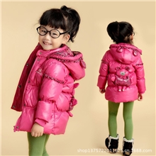 童装羽绒服正品清仓女童羽绒服新款中长款儿童羽绒服学巴拉巴拉
