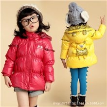 儿童羽绒服正品清仓特价批发女童羽绒服新款中长款儿童羽绒服童装