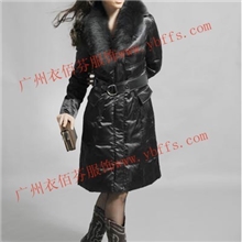 【斯尔丽】国内一线女装品牌高端狐狸毛羽绒服批发折扣女装走份