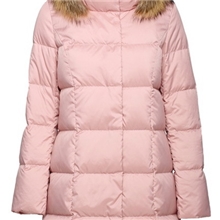 专柜正品欧时力新款大毛领中长款加厚羽绒服1125335040三标齐全