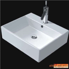 赛尼洁具国内销售量多的方形陶瓷洗手盆S016