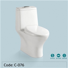 【卫浴厂家】批发精装修工程马桶座便器虹吸潮州马桶C-076