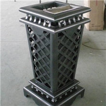 供应不锈钢制品垃圾桶--不锈钢果皮箱定做加工河北石家庄