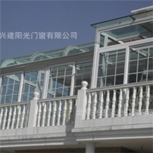 露台阳光房钢化玻璃顶带天窗钢结构框架坚固断桥铝阳光房安装