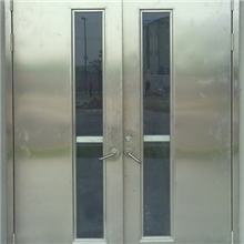 厂家生产钢质甲级带玻璃带亮窗防火门质优价格廉资料齐全