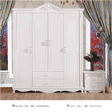 C001四门衣柜三聚氰胺衣柜环保衣柜