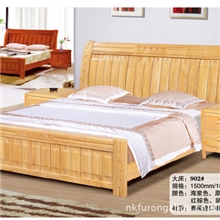 厂家直销批发零售时尚豪华实木精品橡木床