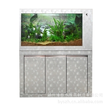 【商家热销】供应金刚彩模立体银球花纹柜式鱼缸水族箱物美价廉