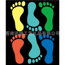 浪漫满屋夜光贴/卧室墙贴/天花板贴夜光脚印(一张单色)