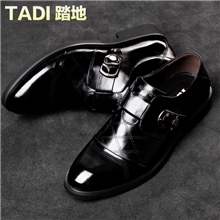 温州品牌商务休闲男士皮鞋男鞋真皮英伦韩版休闲鞋批发一件代发