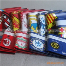 厂家批发足球球迷用品彩印钱包优质外贸款式多款