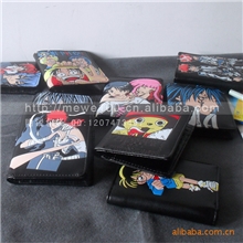 现货批发，10多款式动漫周边钱包动漫角色