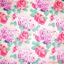 供应全涤印花雪纺印花雪纺