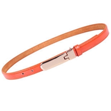 供应2013新款糖果色百搭时尚女士细腰带韩版简约真皮配饰腰带