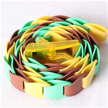 供应新款硅胶腰带多色彩色时尚装饰腰带男女百搭编织腰带（图）