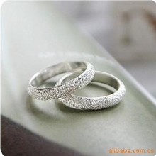 韩版时尚2元店批发简约个性磨砂面戒指/指环/单只价全新1176