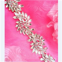 婚纱服饰爪钻链可按图片定制厂家直销水晶码链