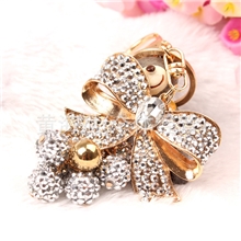 韩国创意中东水钻钥匙扣钥匙环厂家直销批发