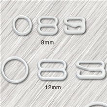 海斌服料内衣扣肩带配件铁包胶圈8字9字勾