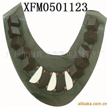 厂价供应花边手工钉珠木珠饰品钉珠衣领领花