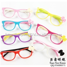 hellokitty凯蒂猫儿童可爱装饰框架卡哇伊蝴蝶结镜框12色彩色