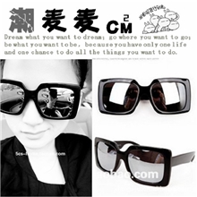 CICI实拍vintage徐濠萦框架大反光镜面太阳镜墨镜MALI1103