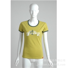 优质供应圆领运动短袖字母图案T恤
