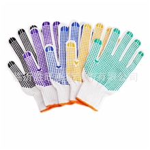 胜旺手套劳保手套防护手套点塑手套防滑耐磨手套点珠手套