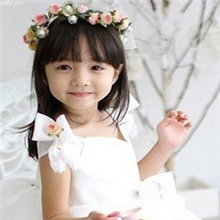 韩国儿童花环仿真花环女童头饰花童花环仿真花环婚庆花环