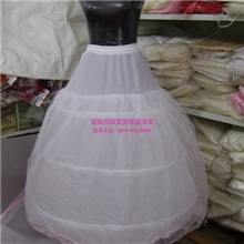 三圈加1层硬纱蓬裙，新娘婚纱礼服衬裙301裙撑厂家直销
