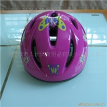 供应儿童丝印头盔，轮滑头盔，自行车头盔10孔黑泡,运动护具护头
