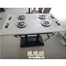 运达鸿家具公司专业订做销售火锅桌子桌椅深圳家具基地生产
