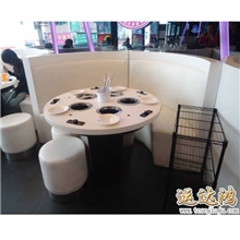 大理石火锅桌台|电磁炉火锅桌|火锅桌深圳定做ydh-1503#